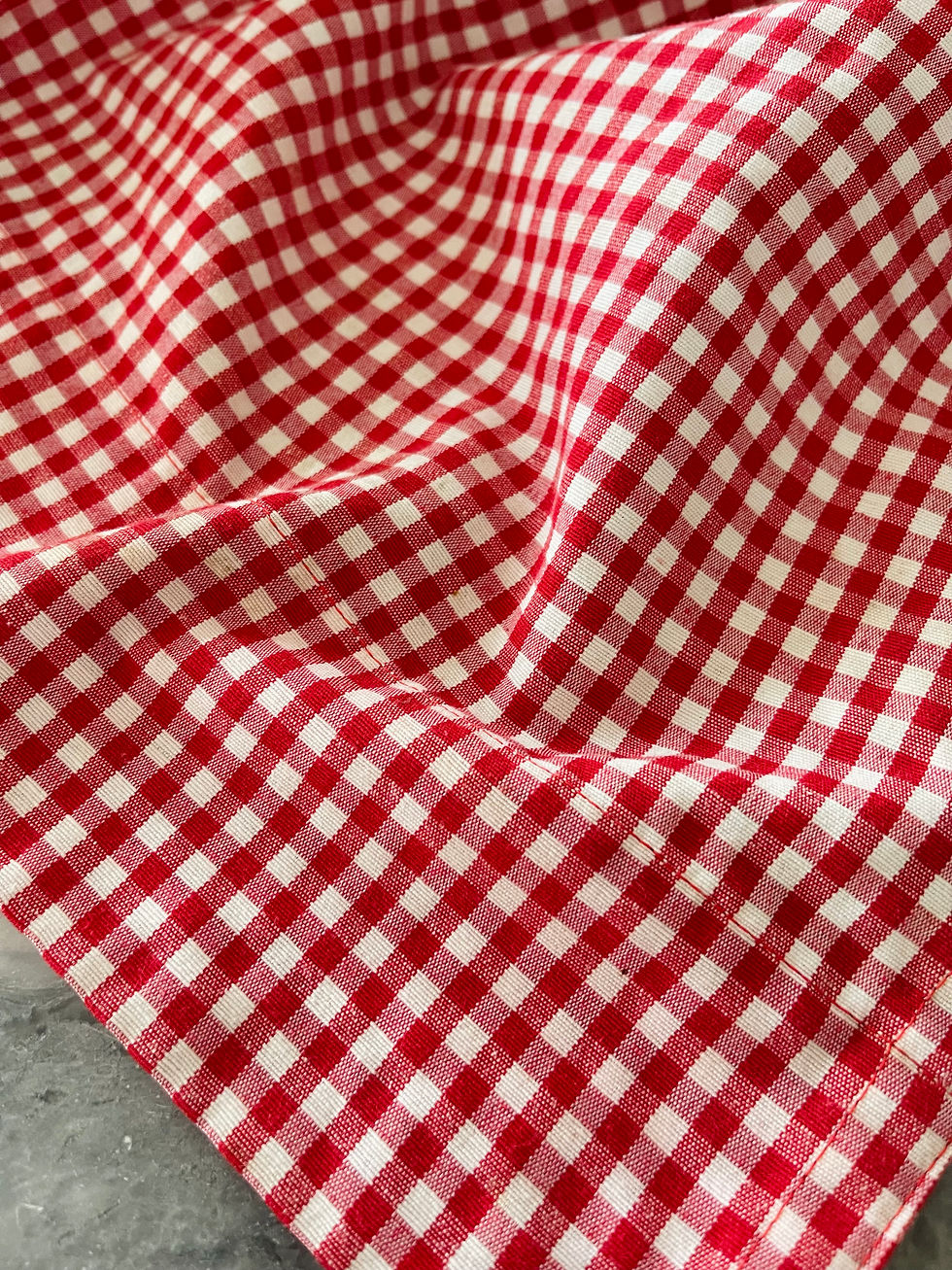 Thumbnail: Red Gingham Curtains