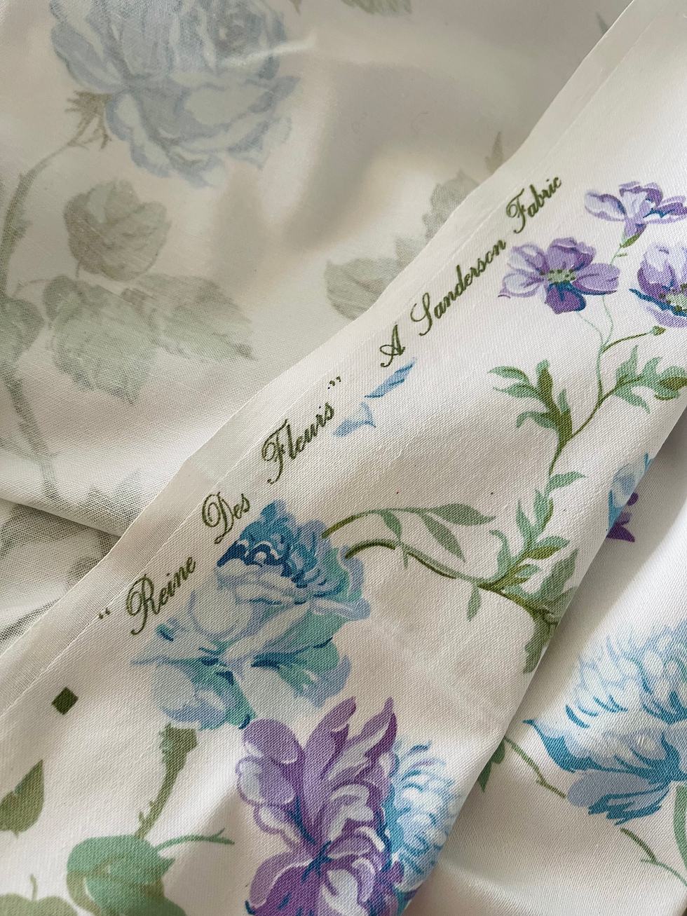 Thumbnail: Vintage Sanderson Reine des Fleurs Fabric