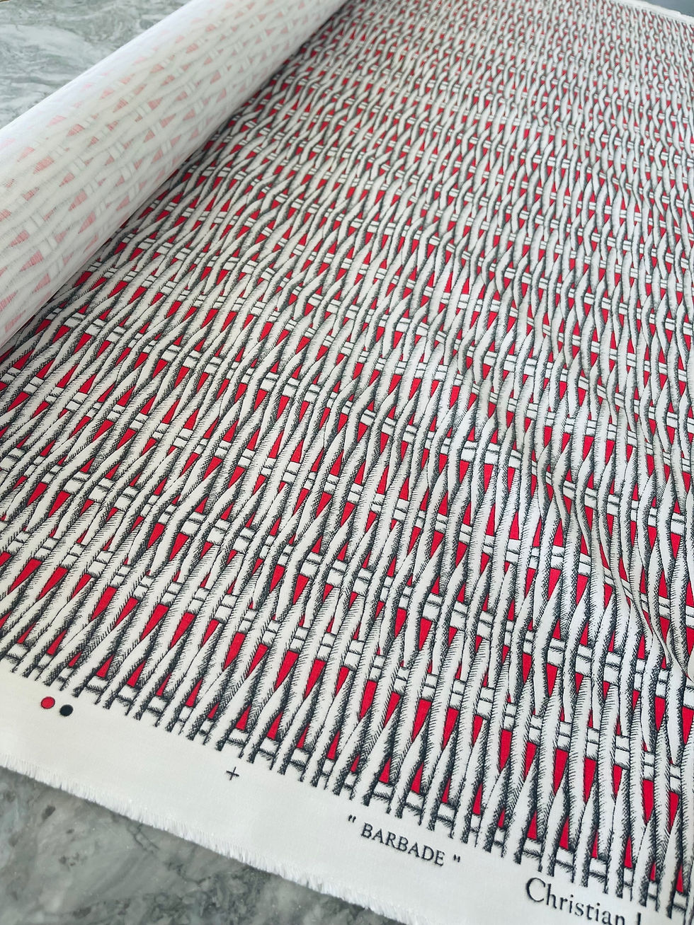 Christian Lacroix Barbade Fabric French Laundry Designer Fabric Remnants