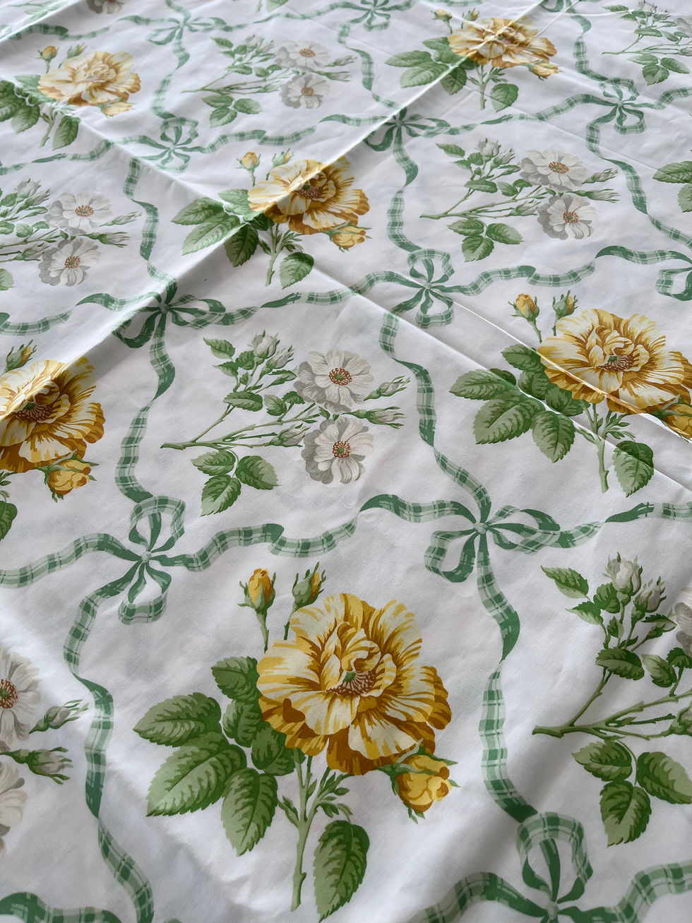Thumbnail: Vintage Jane Churchill Fabric Churchill Rose