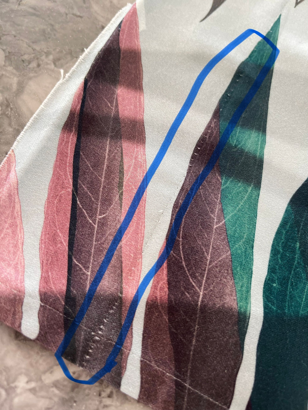 Thumbnail: Christian Lacroix Feather Park Fabric Remnant