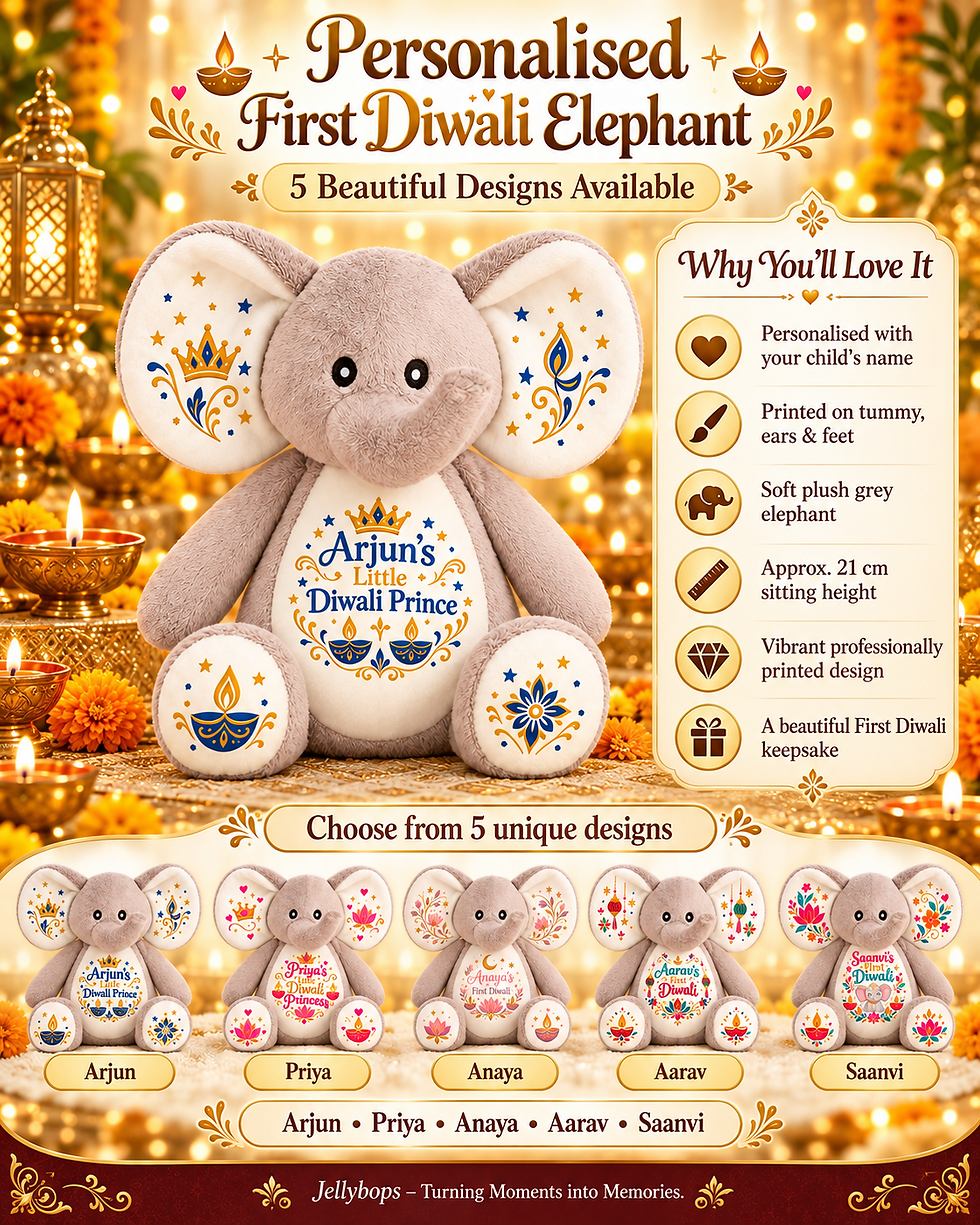 Thumbnail: Jellybops First Diwali elephant details