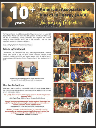 10+ Years Anniversary Celebration Newsletter