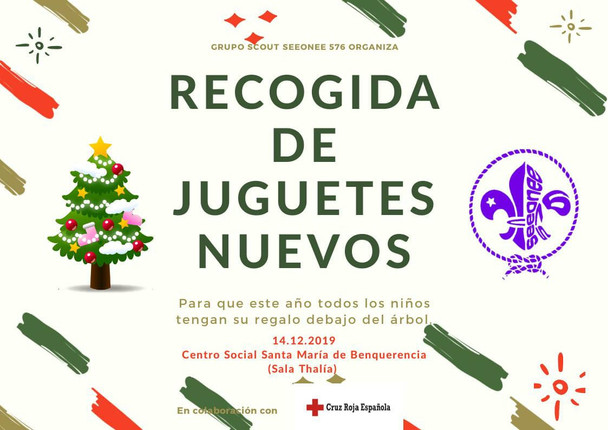 El Grupo Scout Seeonee habilitará un punto de recogida de juguetes para Cruz Roja