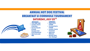 Annual Hot Dog Festival Breakfast & Cornhole Tournament Set For Saturday, July 25