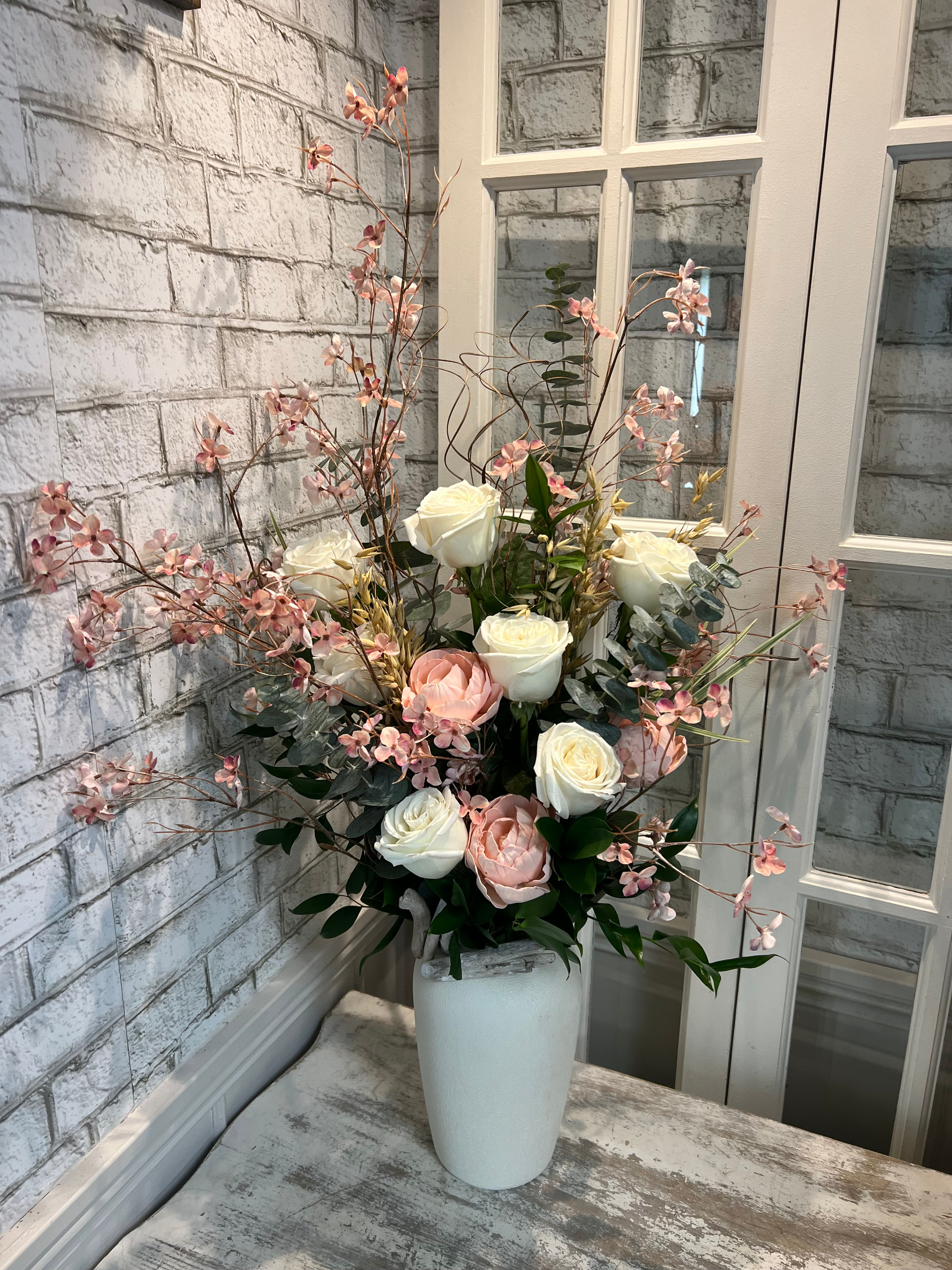 Montage fleurs de pommier.