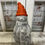 Miniature : Bonhomme de neige en ciment.
