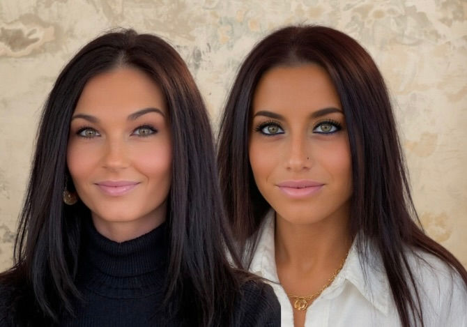 Brittany and Danielle