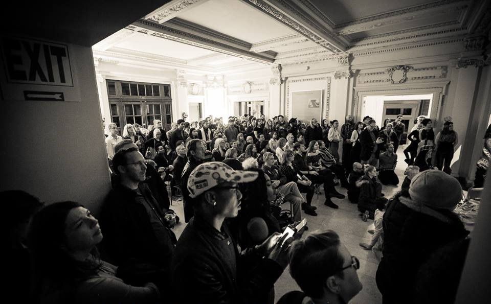 audience watching an opera