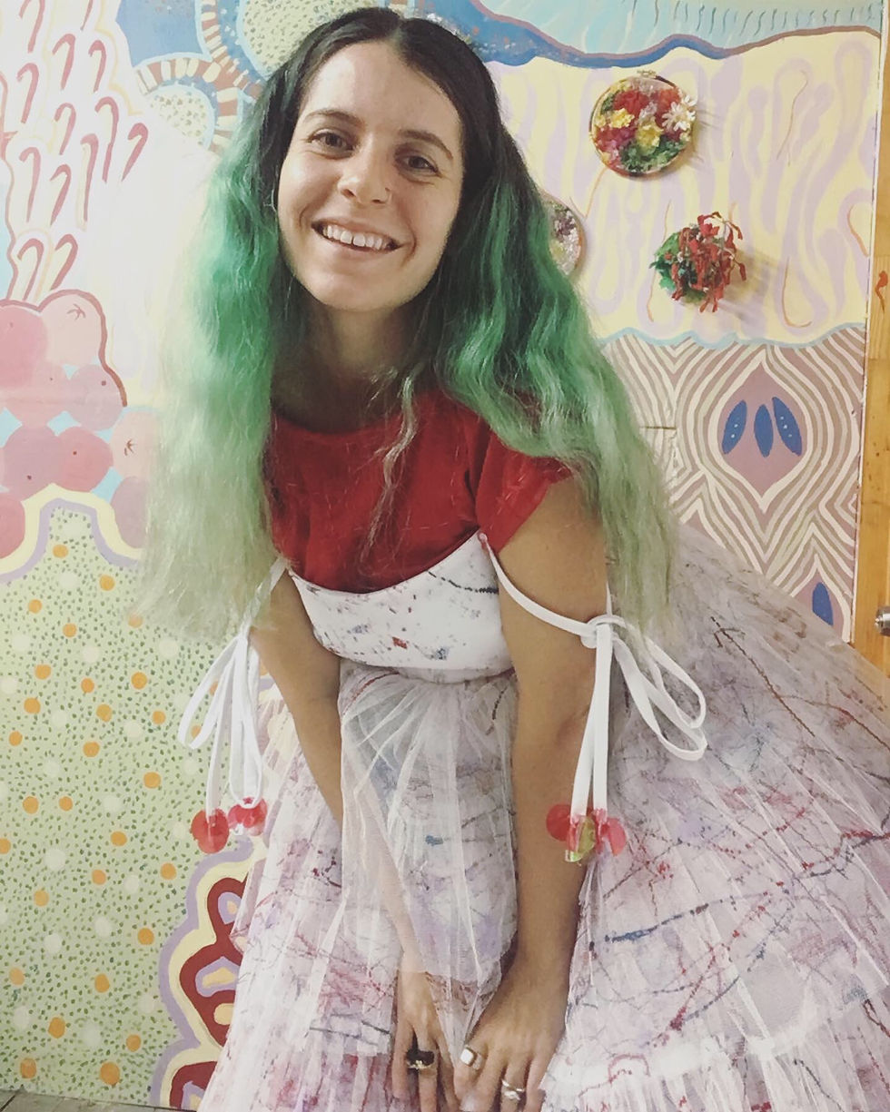 Thumbnail: The Ruffled Jackson Pollock Dress