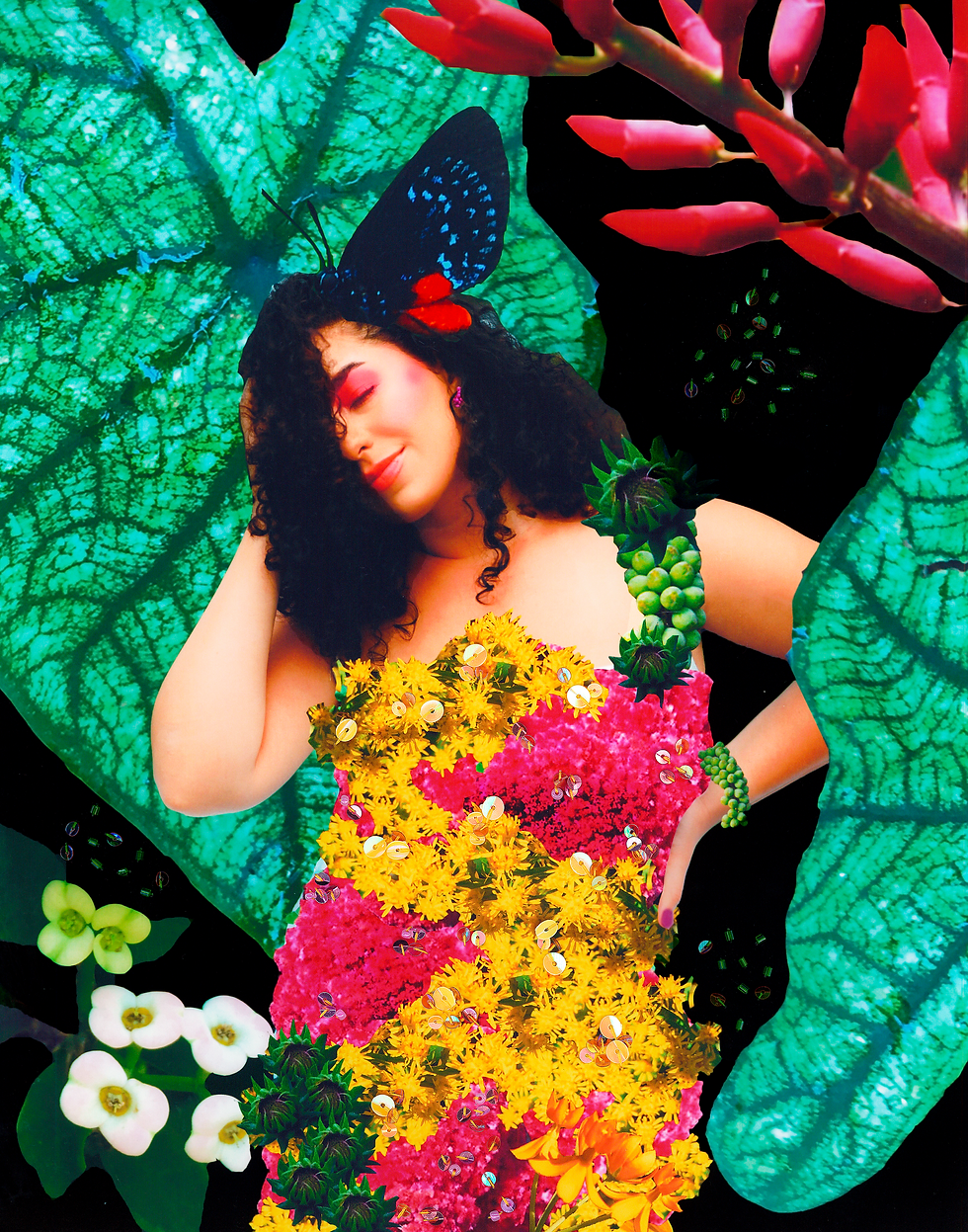 Smile O Voluptuous Digital Collage Print