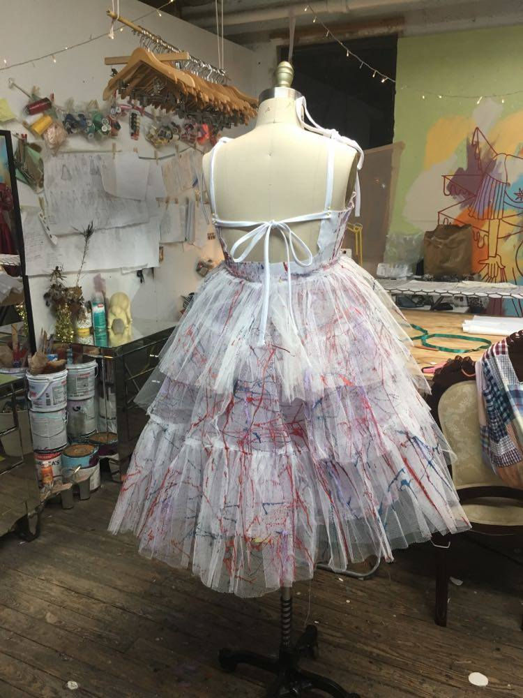 Thumbnail: The Ruffled Jackson Pollock Dress
