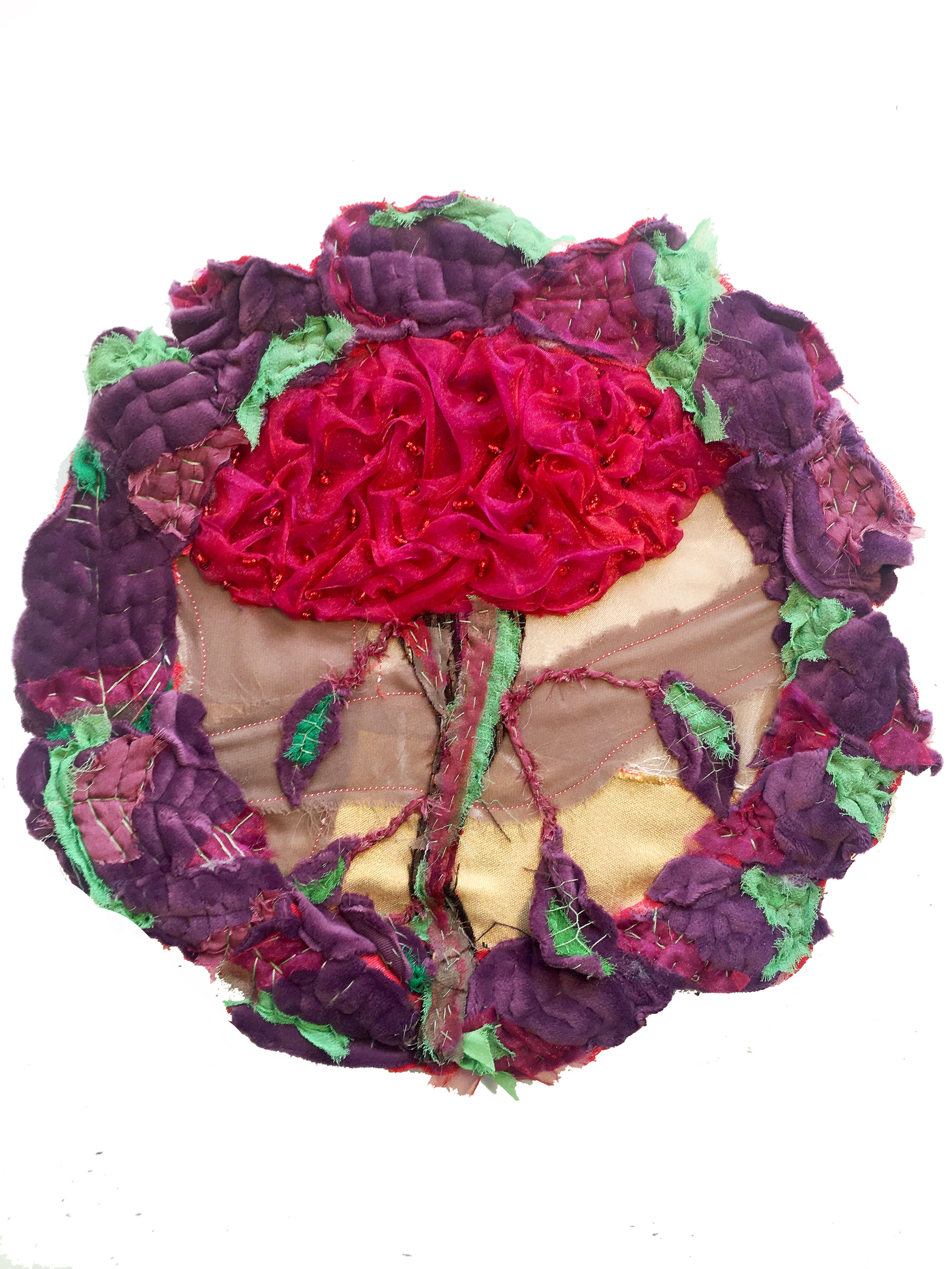 Celosia Fiber Sculpture