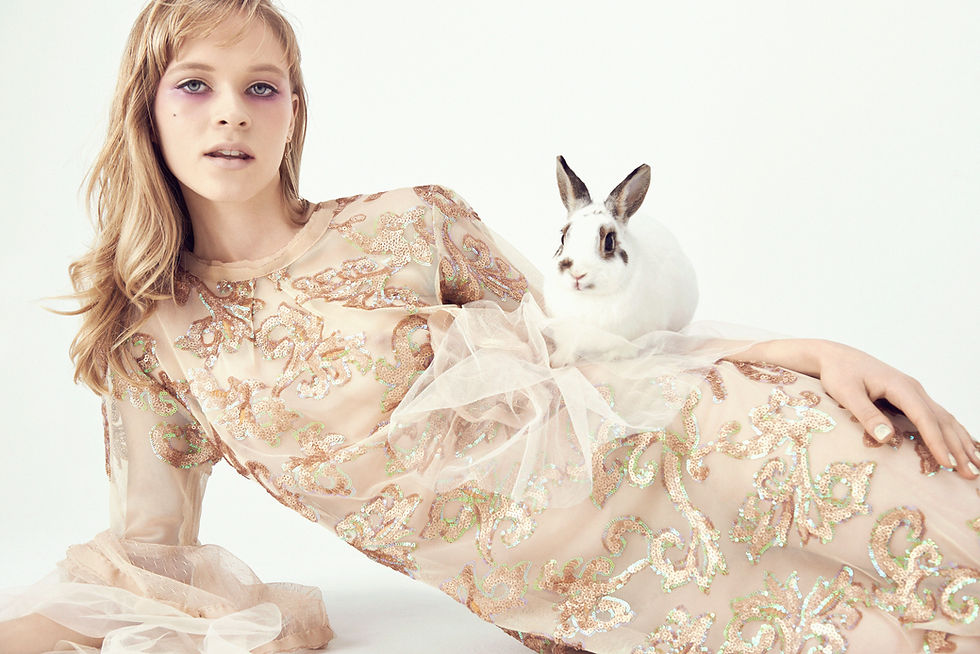 Thumbnail: The Rebeca Tulle Sequin Gown