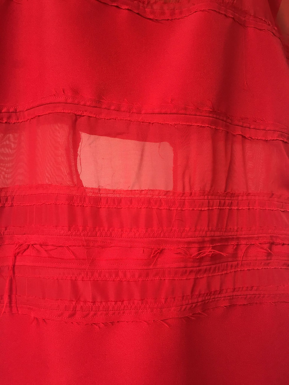 Thumbnail: The Dualism Red Patchwork Dress