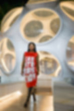 Thumbnail: The Text Shift Dress *custom order only*