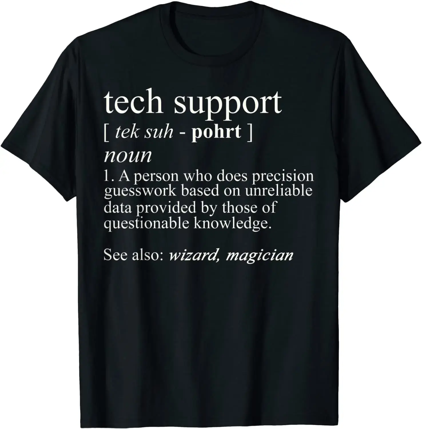 Tech Support Definition Shirt