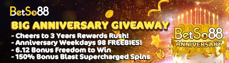Betso88 3rd Anniversary Giveaway!