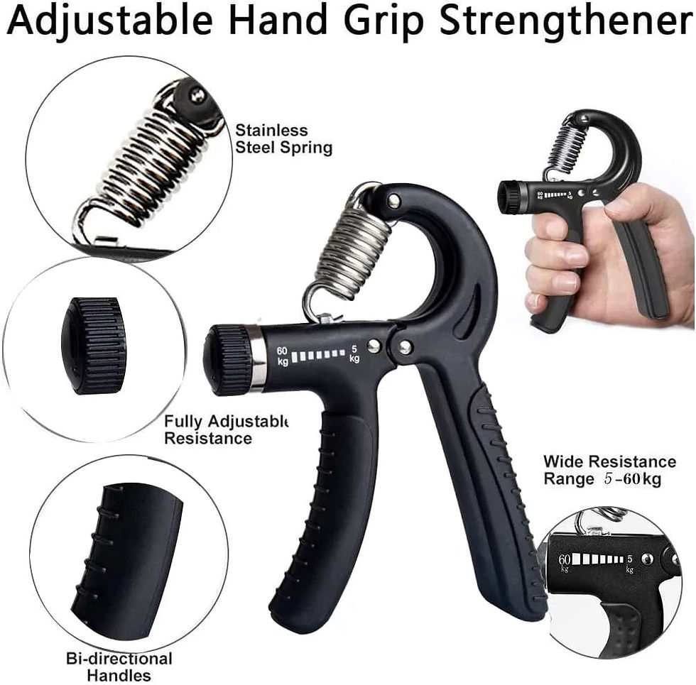 Thumbnail: Adjustable Fitness Hand Arm Hand Grip Exercise