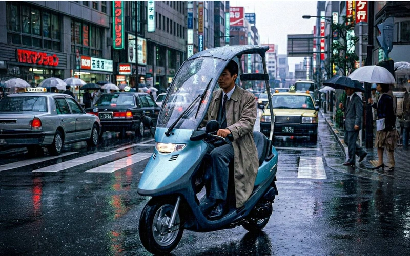 Honda Cabina: siêu phẩm xe tay ga có mái che và gạt nước thập niên 90 thách thức mọi giới hạn vật lý