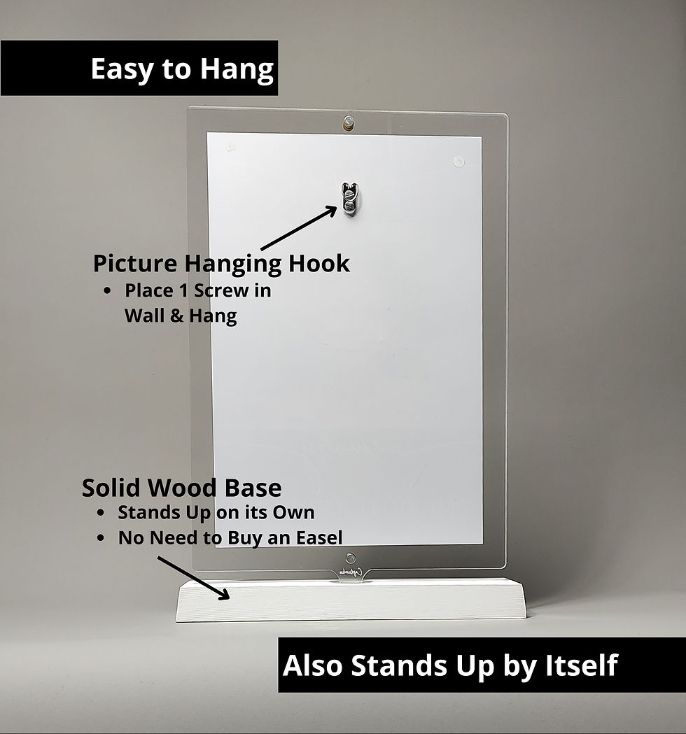 Miniatura: Use My Design Photo Display - White Base