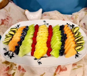 fresh fruit display by Southern Farm Catering