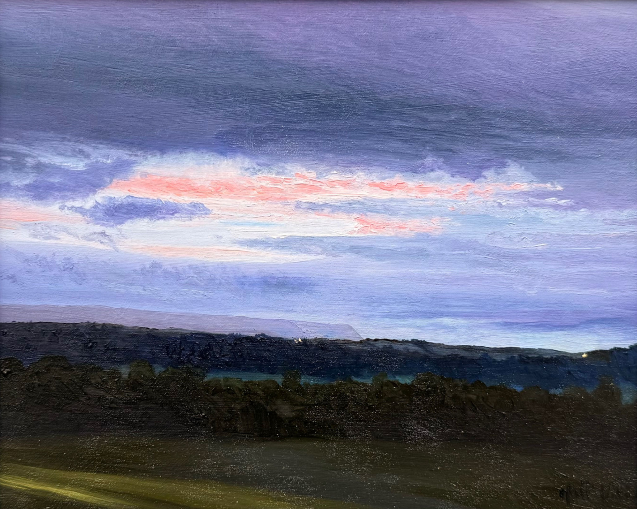 Towards the Black Mountains from near Bishopstone, Hereford