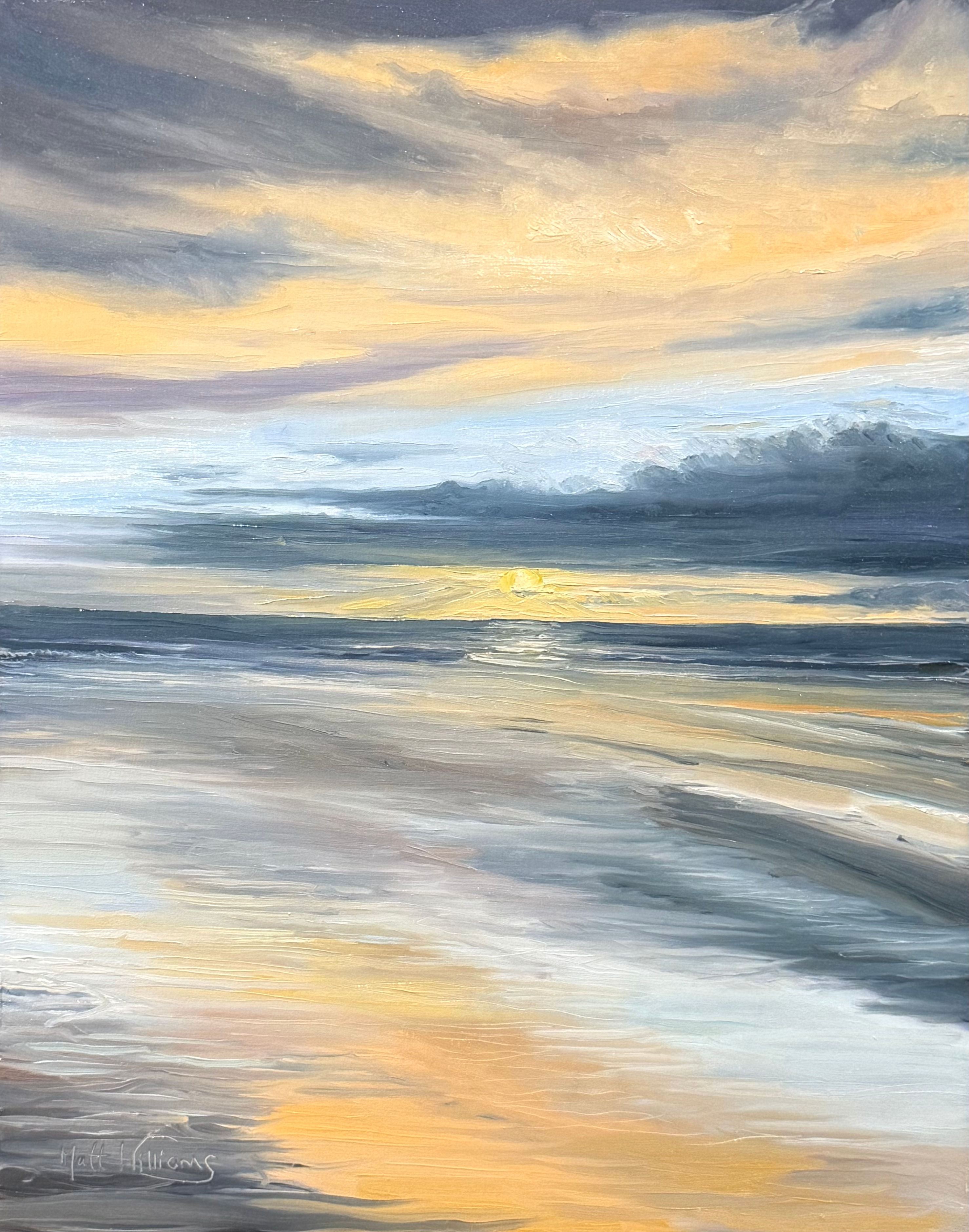 Sunset at Aberavon Beach, Port Talbot