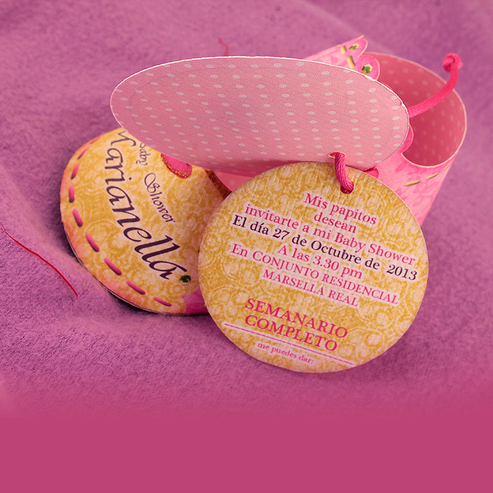 Miniatura: Baby shower zapaticos