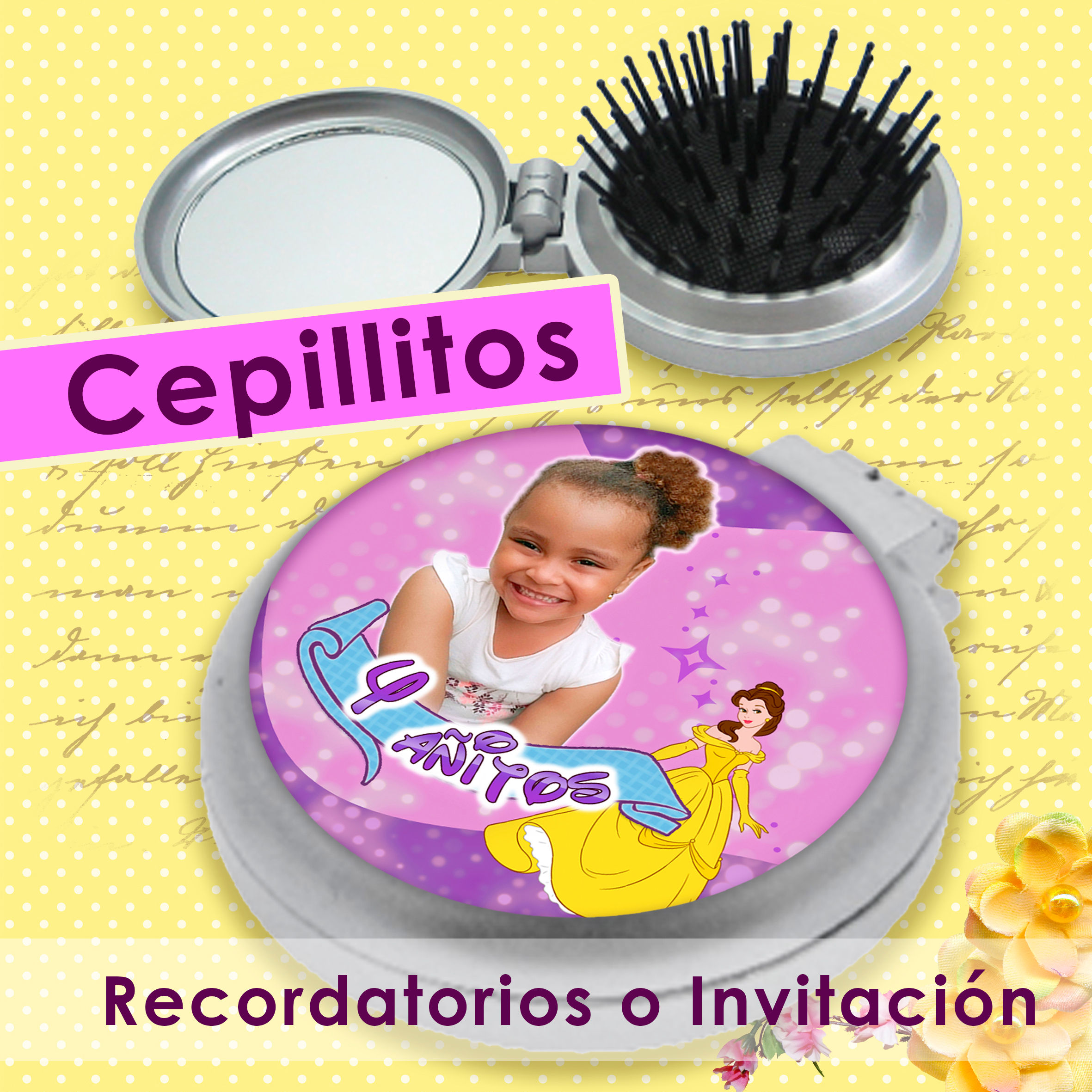 Invitacion cumpleaños cepillo