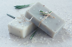 soap and herbs