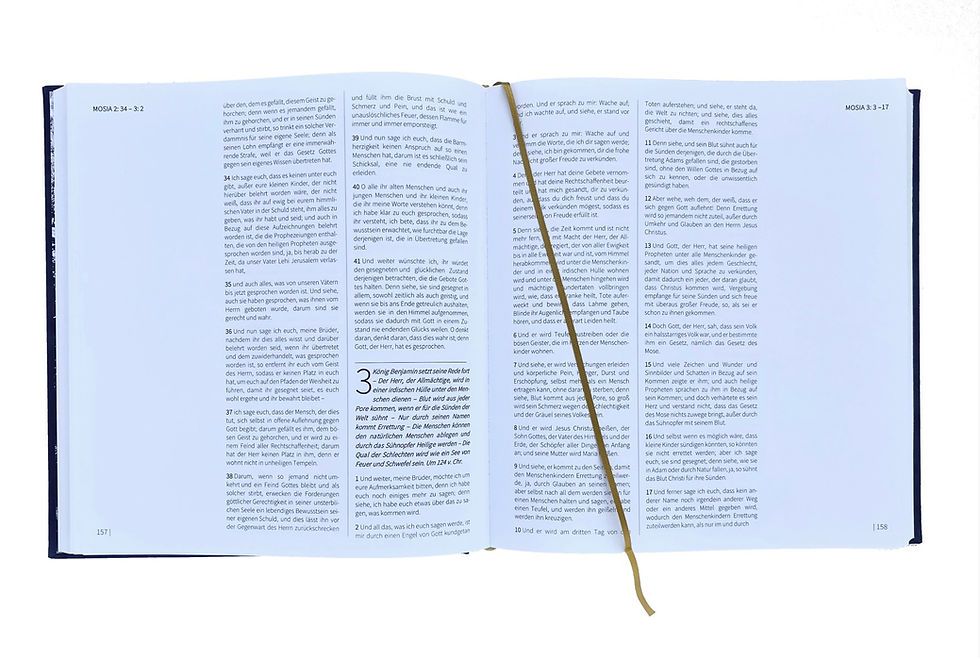 Miniaturbild: Das Buch Mormon | Studiertagebuch