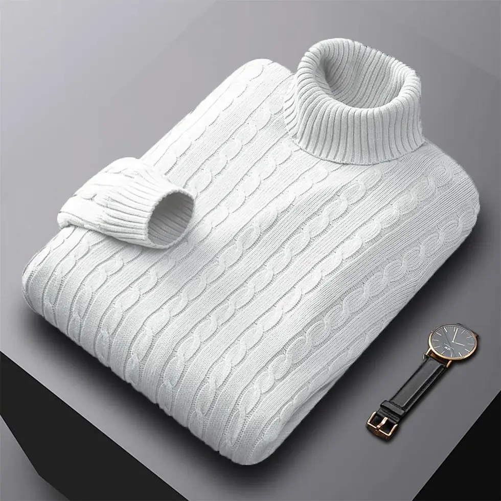 Miniatura: Suéter Jacquard Monocromático
