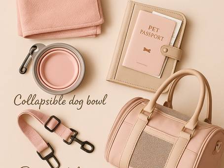 ✈️ What I pack for flying with Ruby (30kg Golden Retriever)My must-have carry-on items for flying with my dog 🐾