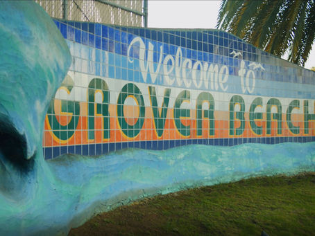 Welcome to Grover Beach sign
