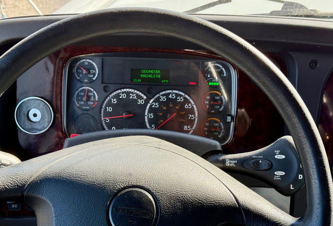 Dash view of an Freightliner M2