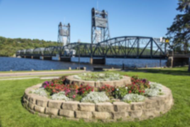 Stillwater Lift Bridge Scenic Minnesota.