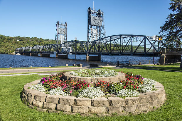 Stillwater Lift Bridge Scenic Minnesota.