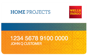 Image of the Wells Fargo Home Projects Card