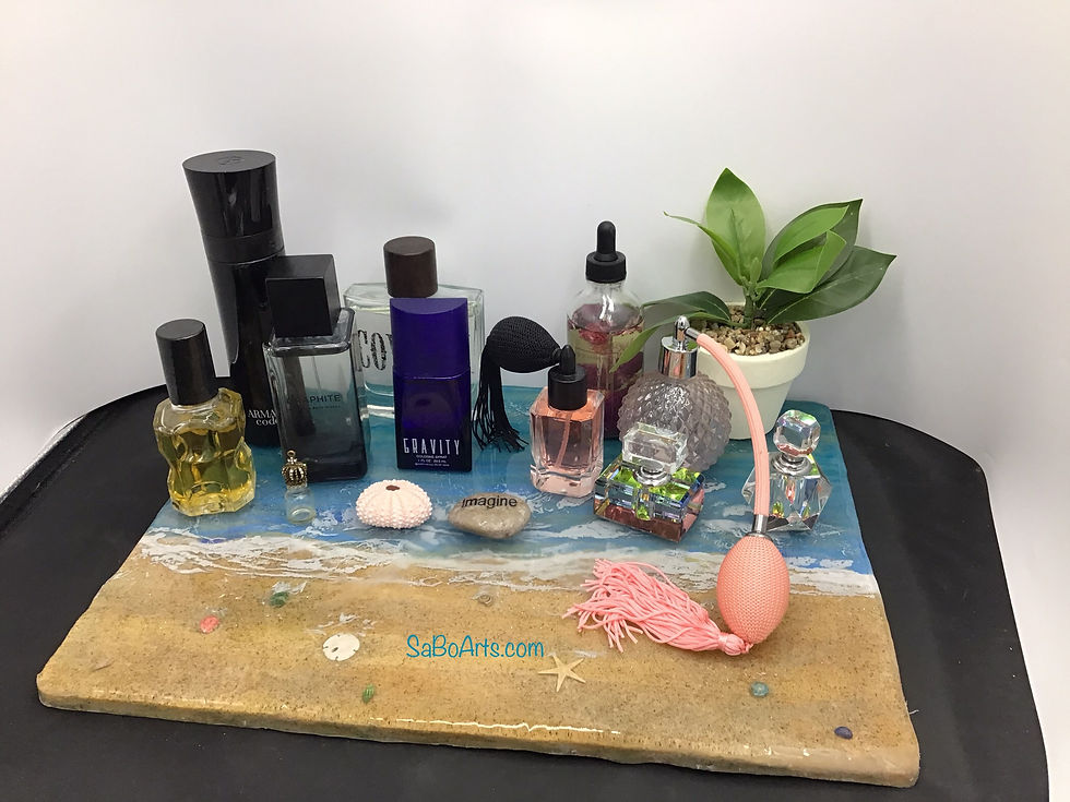 Beach Themed Fragrance Board