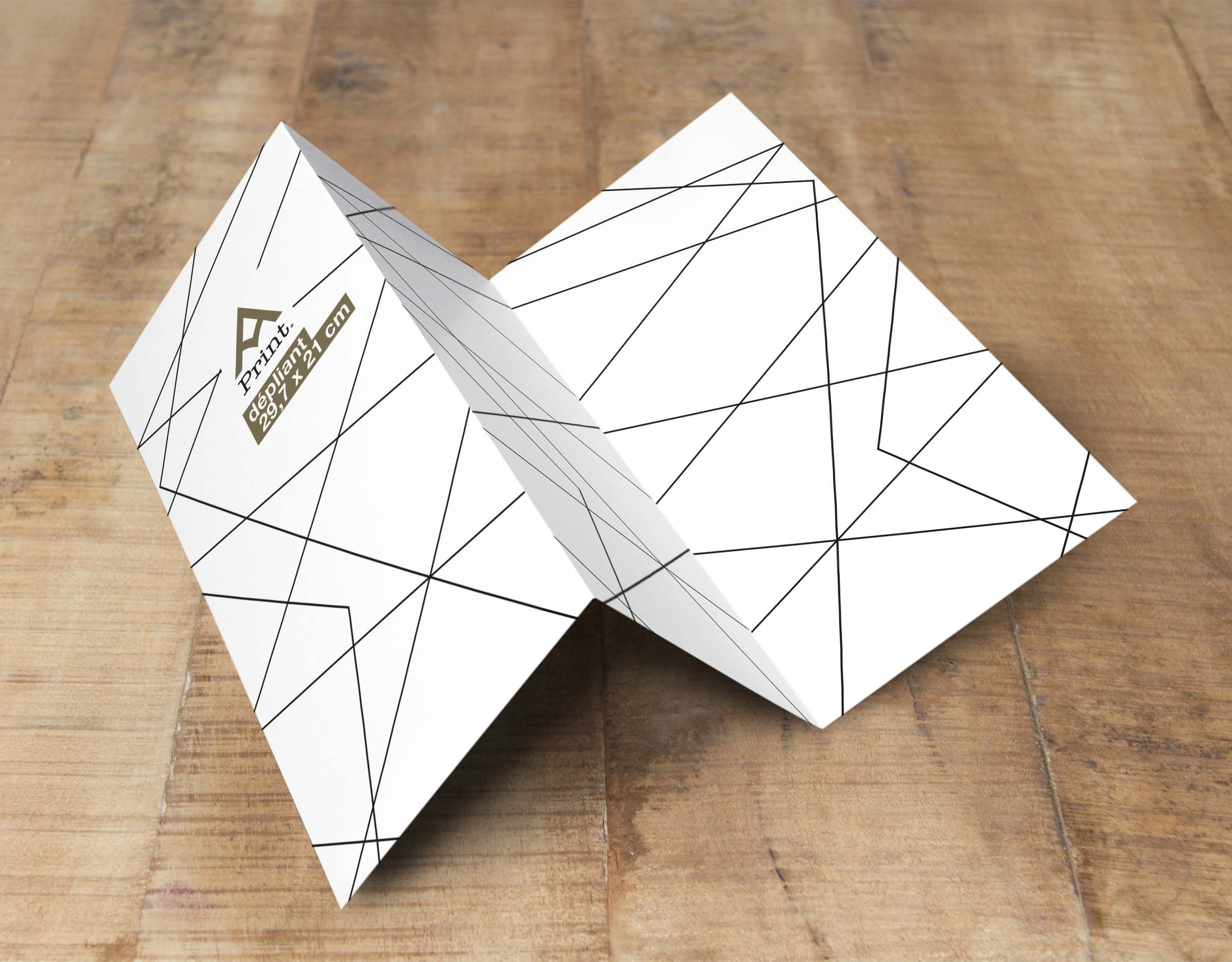 Dépliants (x2 plis accordéon)