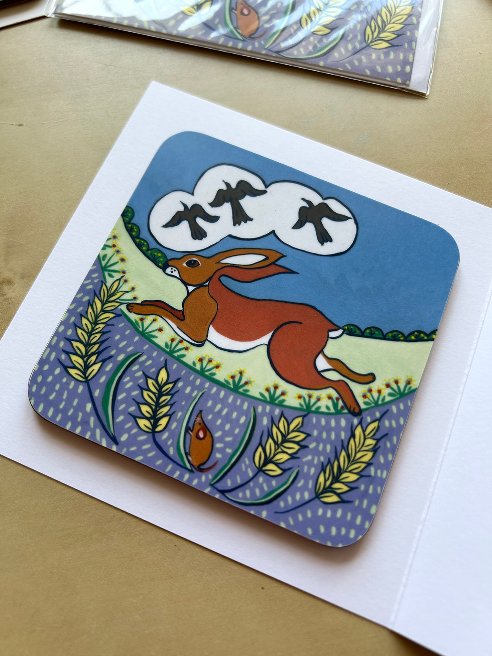 Thumbnail: Coaster card -Harvest mouse