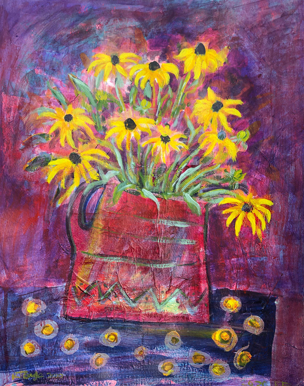 FLOWERS IN VASE CARD