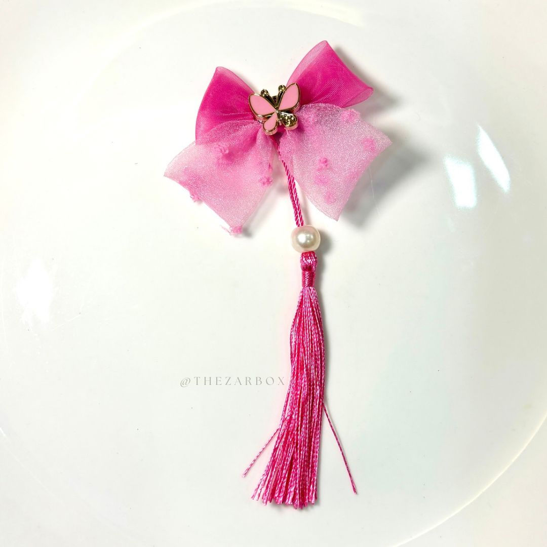 Tassel Butterfly Bow