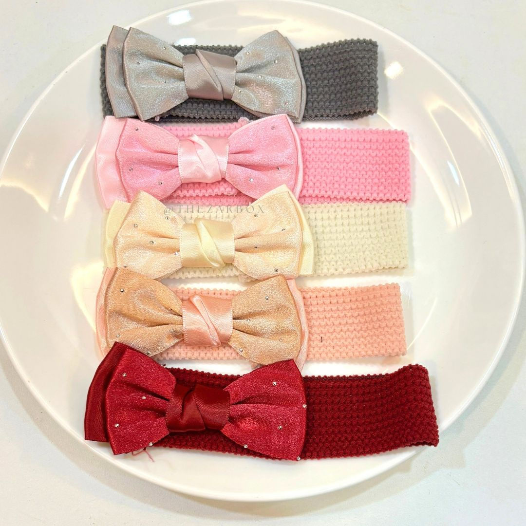 Satin stoned Head band - Baby/ Infant /kids