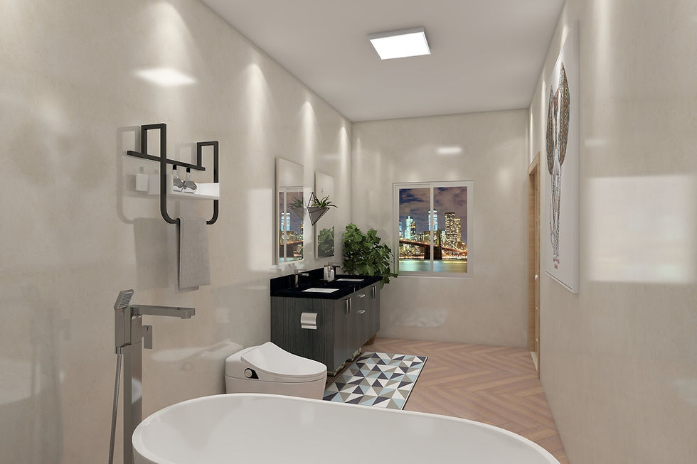 Thumbnail: Lindsborg 61" Wall Mounted Double Bathroom Vanity Base Only
