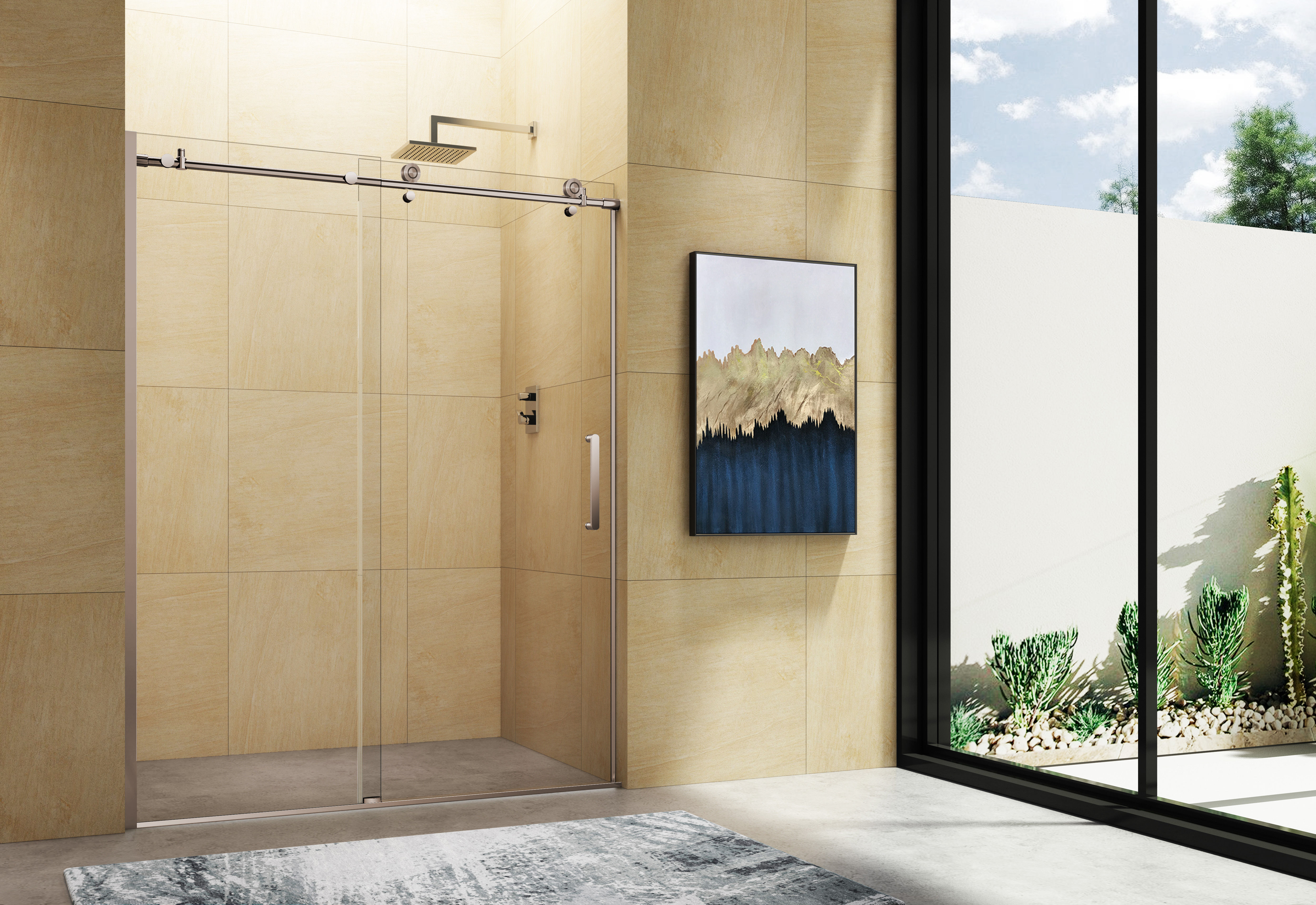 Miami Emma 8 Brush Nickle