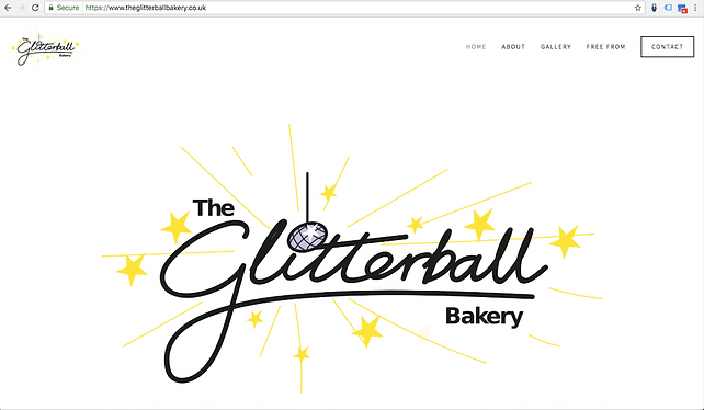 stars, glitter, sparkle, yellow, silver, shine, The Glitterball Bakery, glam, glammer, Godalming, Surrey, unique, cake, baking, image, bespoke, drawing, handwriting, glitterball, logo, branding, logos, brand, design, designer, graphic, identity, crawley, west, sussex, surrey, gatwick, kent, south east, crawley, website, www.theglitterballbakery.co.uk