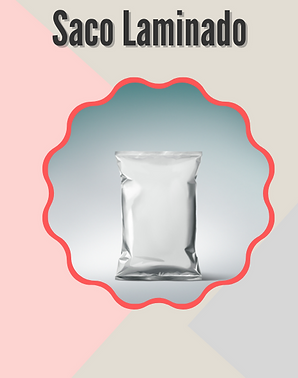 saco laminado almofada