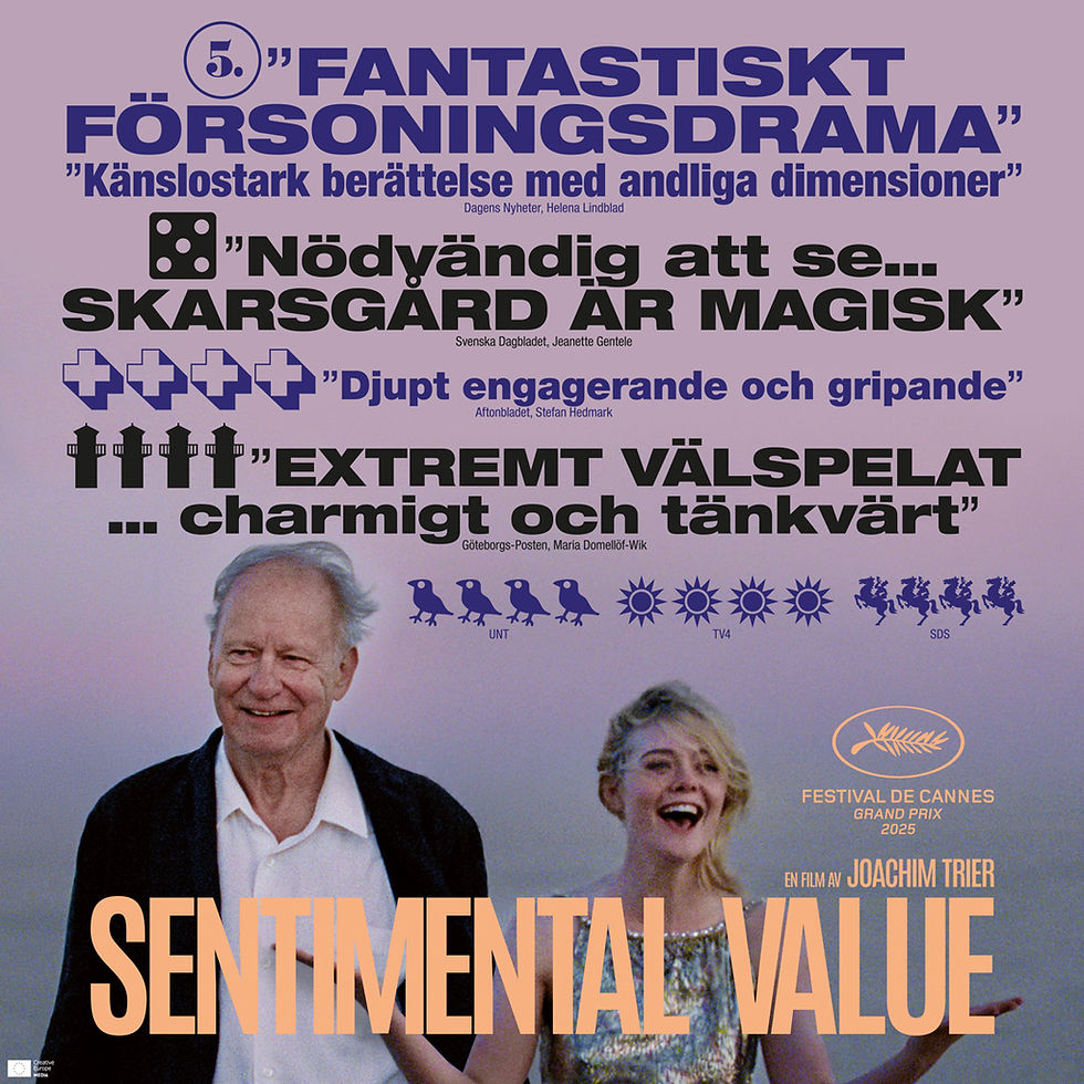 Sentimental Value (Soppbio, Dagbio)